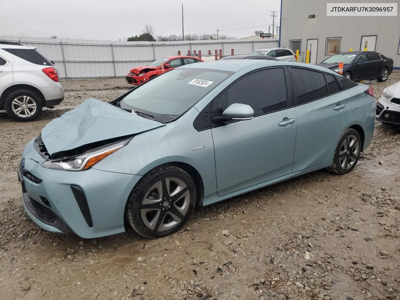 2019 Toyota Prius VIN: JTDKARFU7K3096957 Lot: 79182924