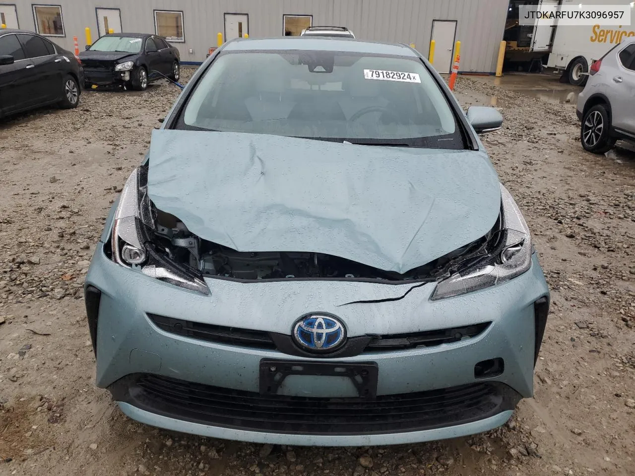 2019 Toyota Prius VIN: JTDKARFU7K3096957 Lot: 79182924