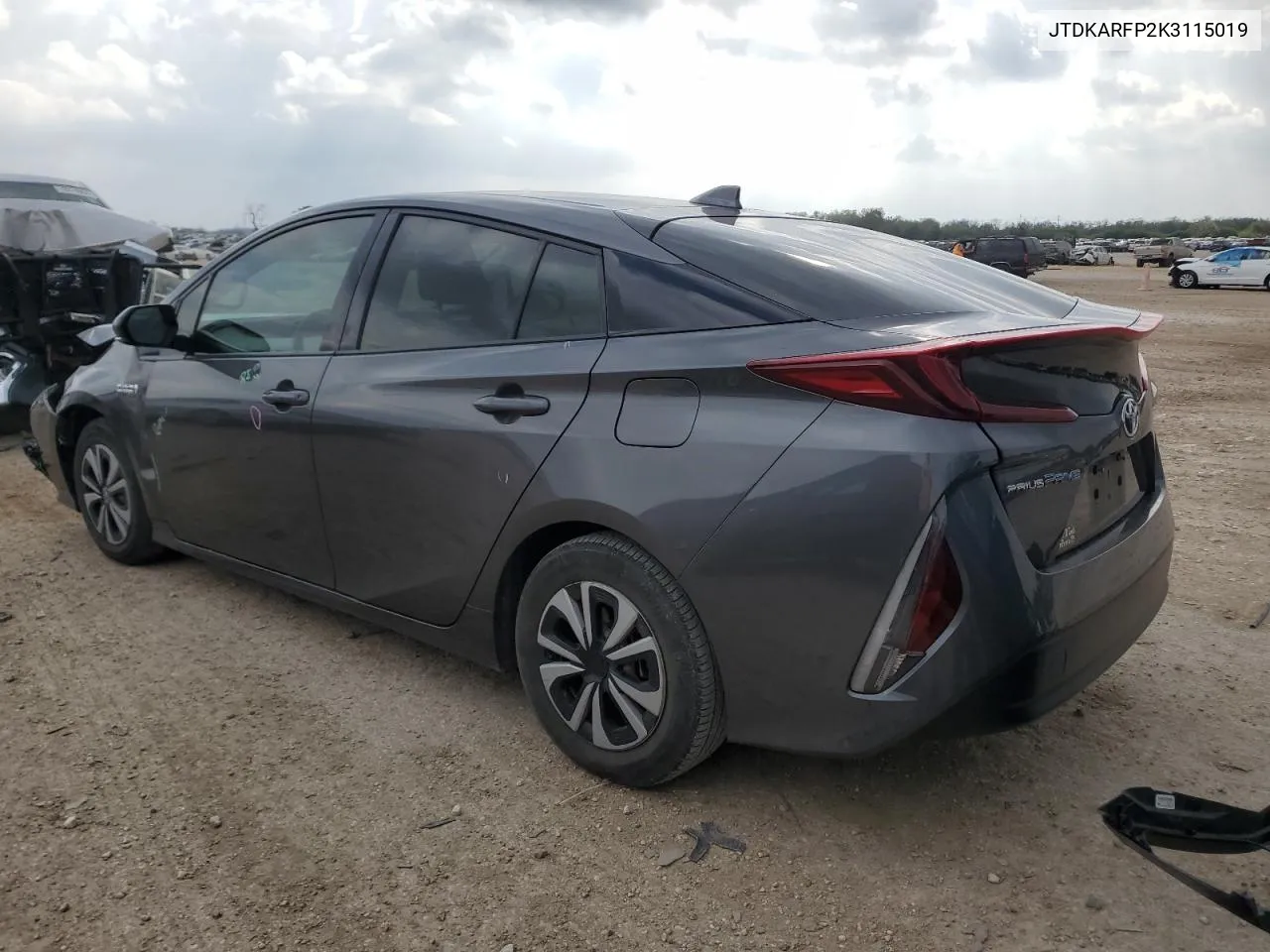 2019 Toyota Prius Prime VIN: JTDKARFP2K3115019 Lot: 79236274