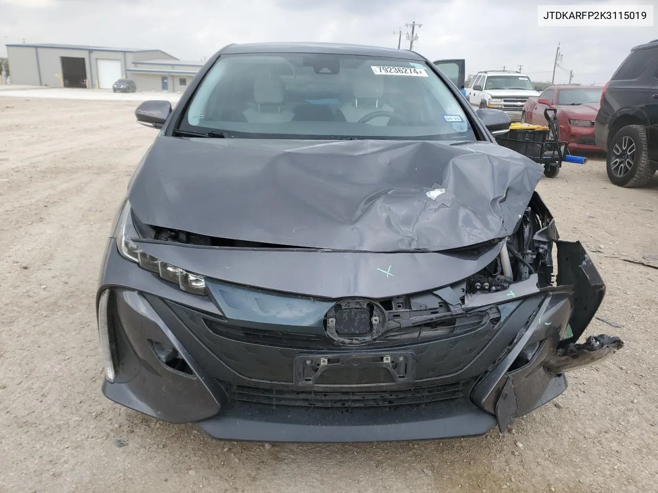 2019 Toyota Prius Prime VIN: JTDKARFP2K3115019 Lot: 79236274