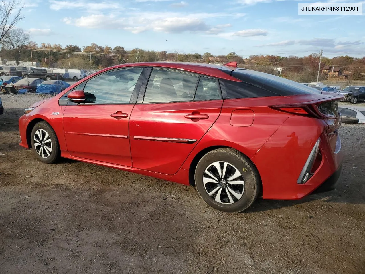 2019 Toyota Prius Prime VIN: JTDKARFP4K3112901 Lot: 79455234