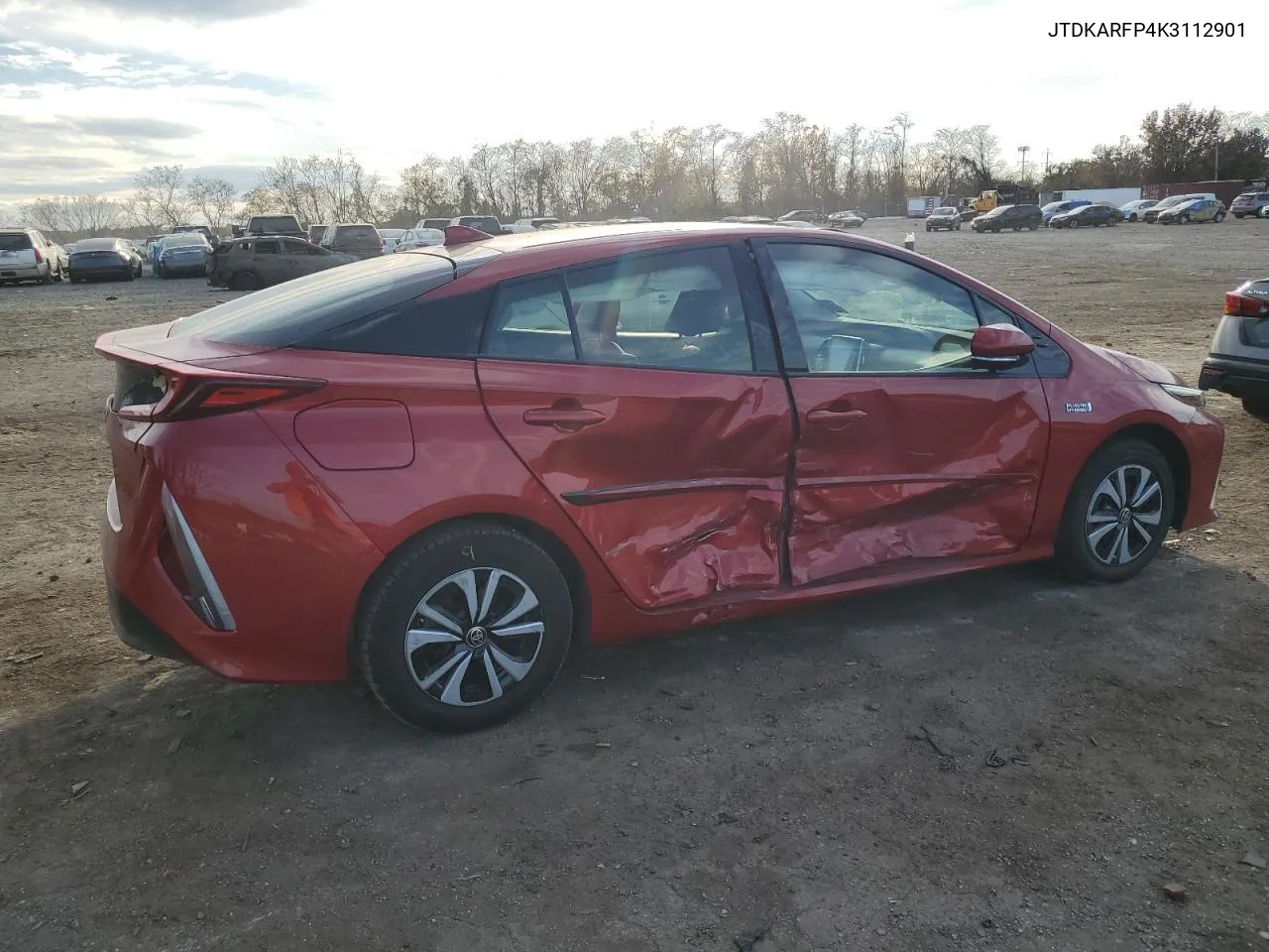 2019 Toyota Prius Prime VIN: JTDKARFP4K3112901 Lot: 79455234