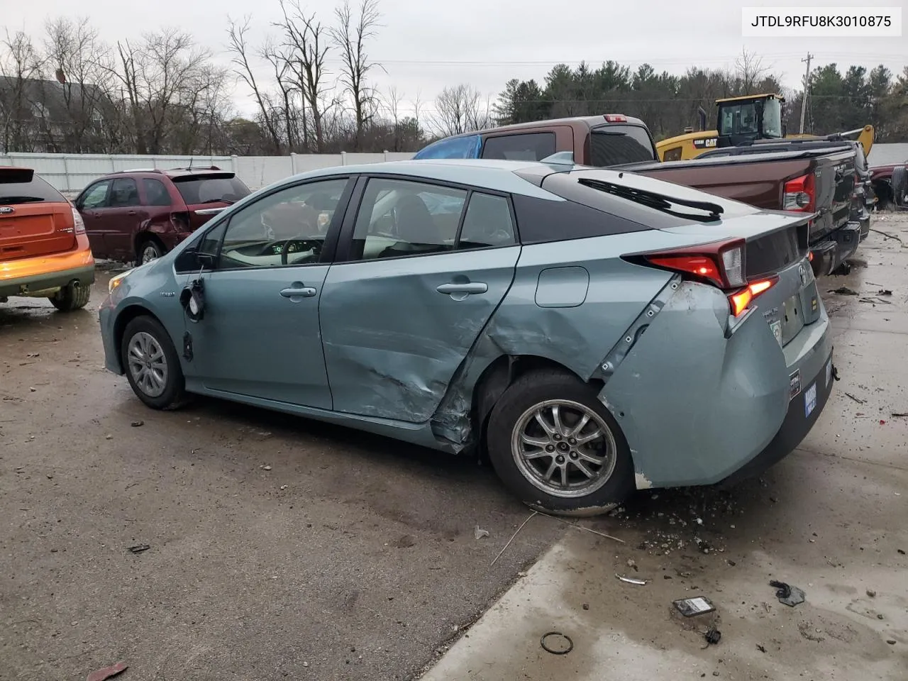 2019 Toyota Prius VIN: JTDL9RFU8K3010875 Lot: 80584474