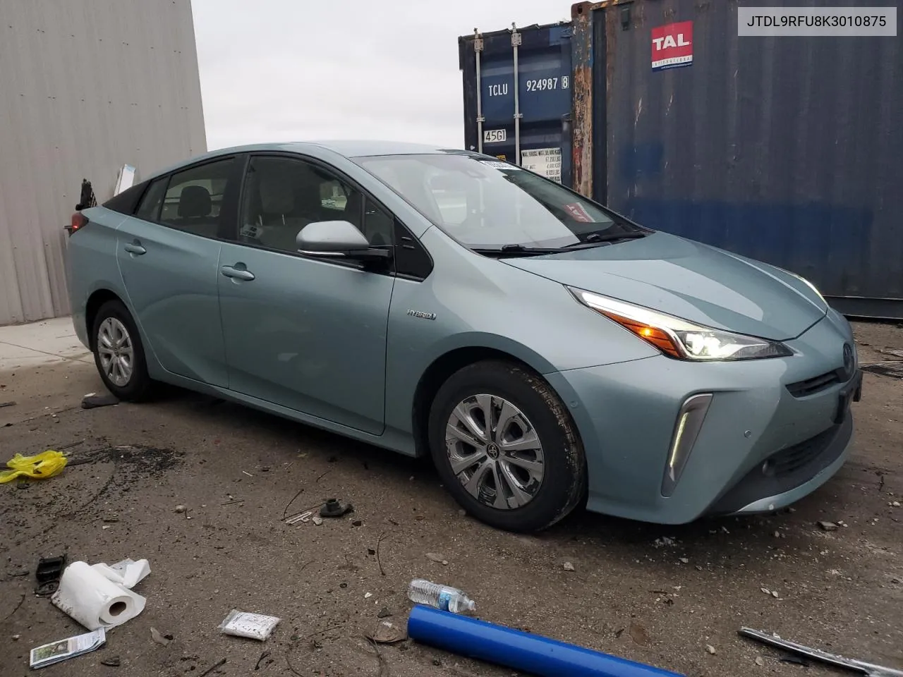 2019 Toyota Prius VIN: JTDL9RFU8K3010875 Lot: 80584474