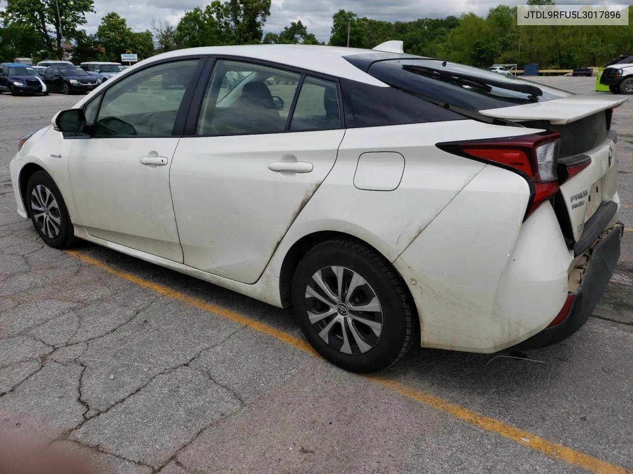 2020 Toyota Prius Le VIN: JTDL9RFU5L3017896 Lot: 54240984