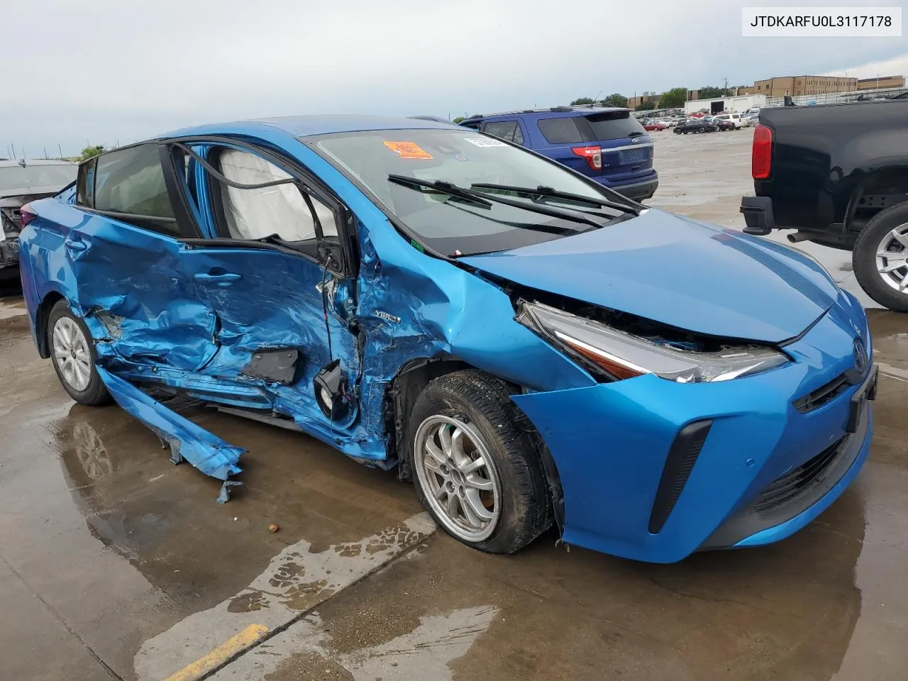 JTDKARFU0L3117178 2020 Toyota Prius L