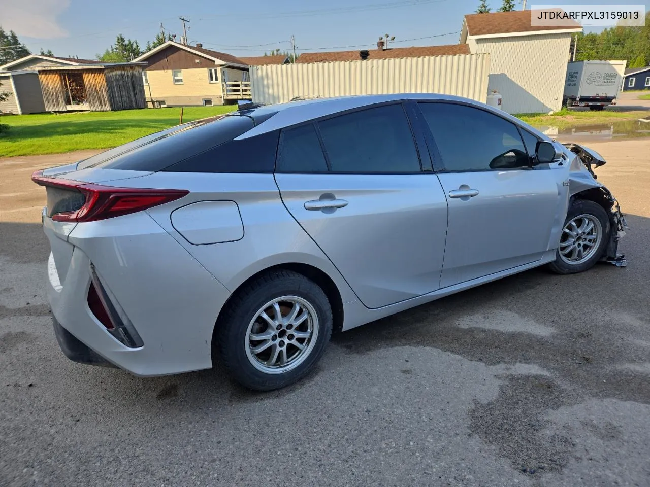 2020 Toyota Prius Prime Le VIN: JTDKARFPXL3159013 Lot: 57941294