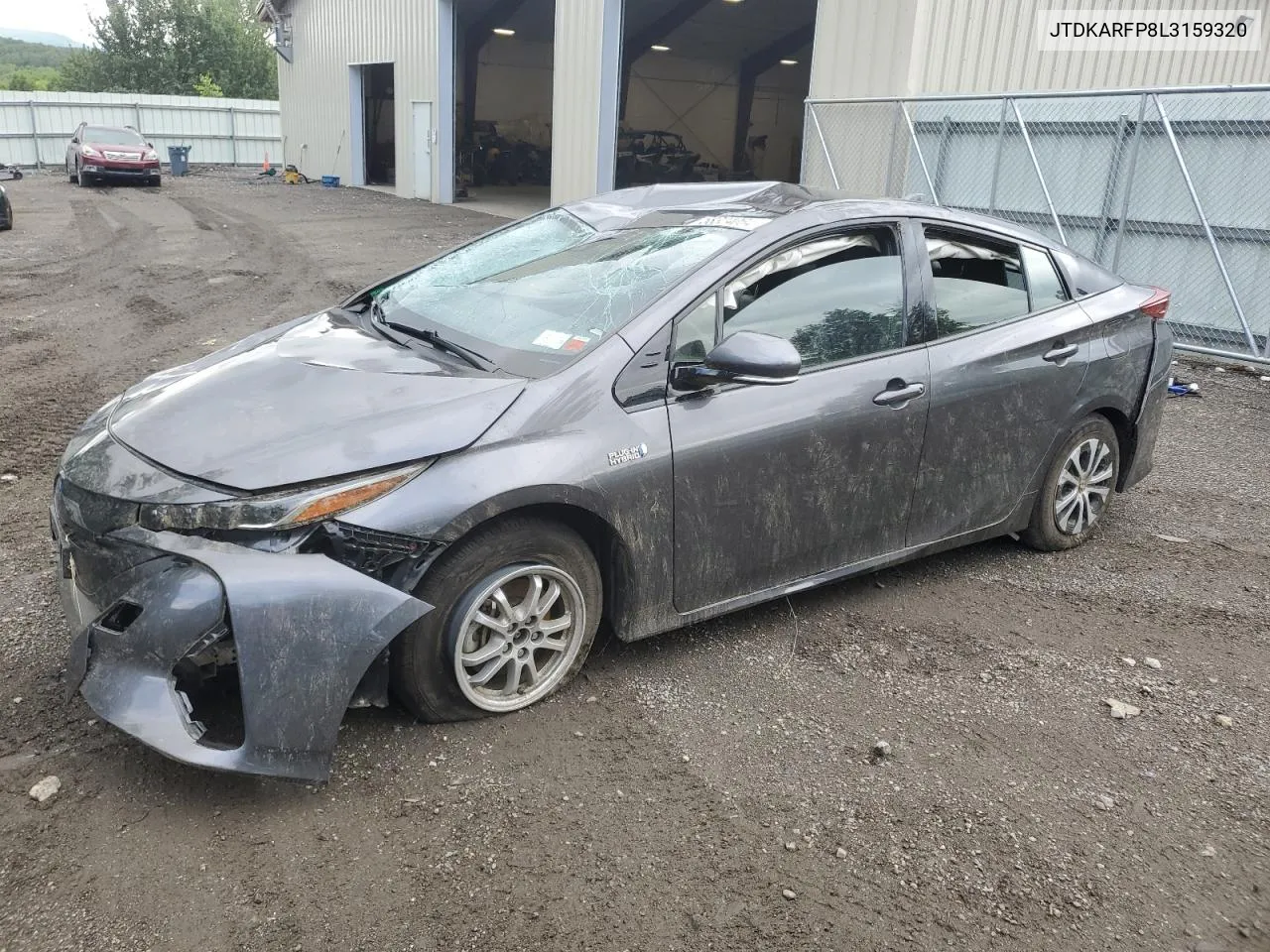 2020 Toyota Prius Prime Le VIN: JTDKARFP8L3159320 Lot: 58324064