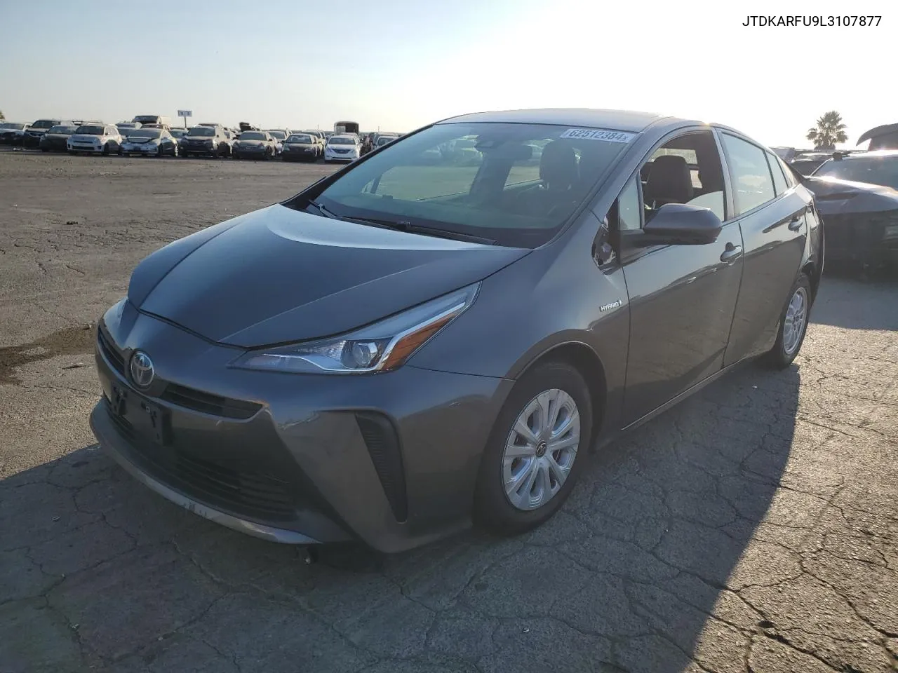 2020 Toyota Prius L VIN: JTDKARFU9L3107877 Lot: 62512384