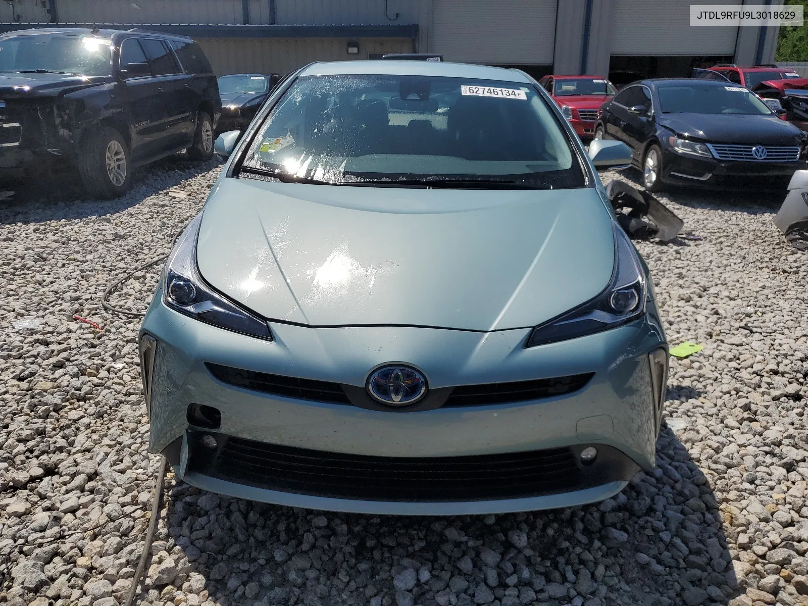 2020 Toyota Prius Le VIN: JTDL9RFU9L3018629 Lot: 62746134