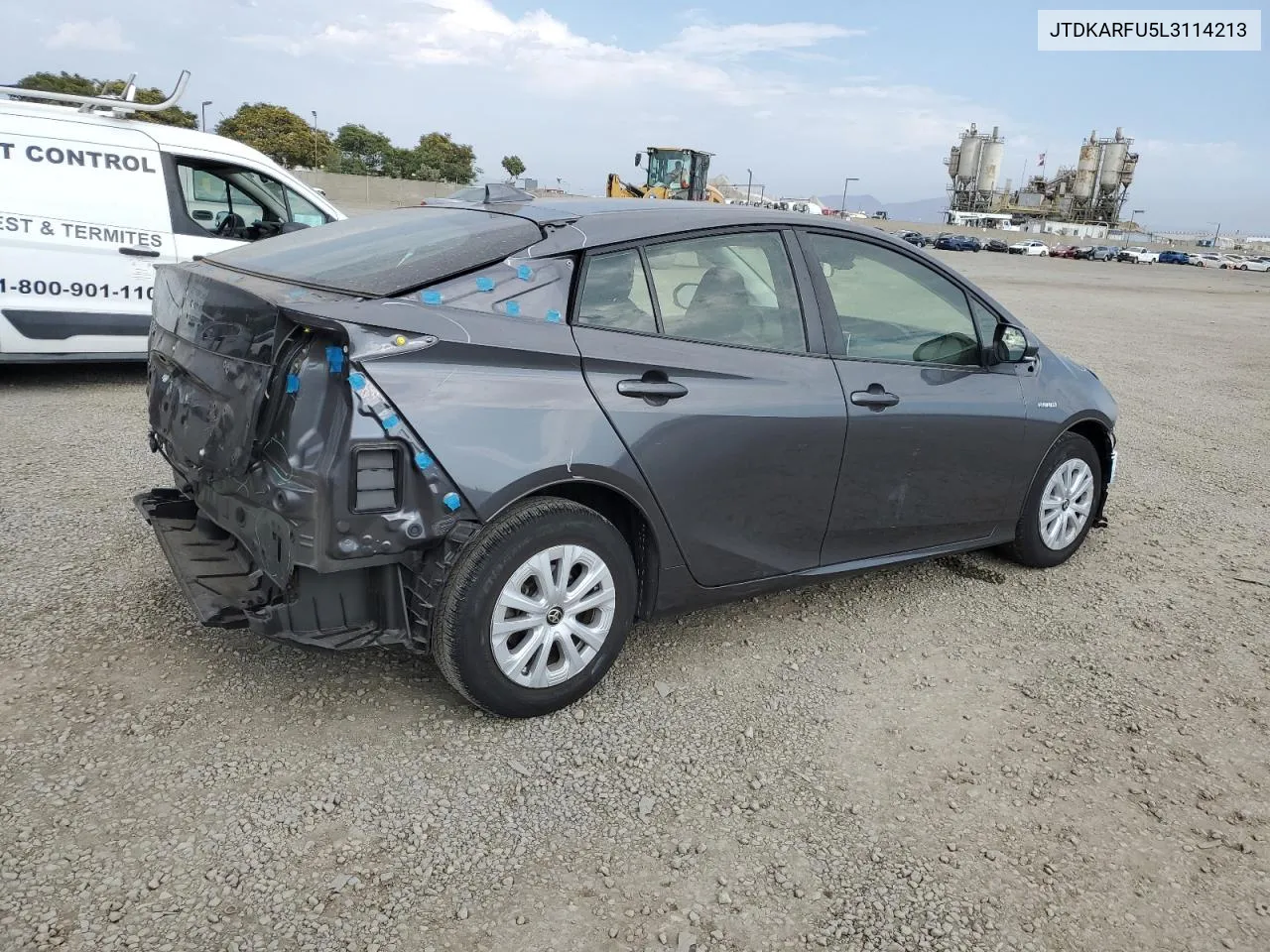 JTDKARFU5L3114213 2020 Toyota Prius L