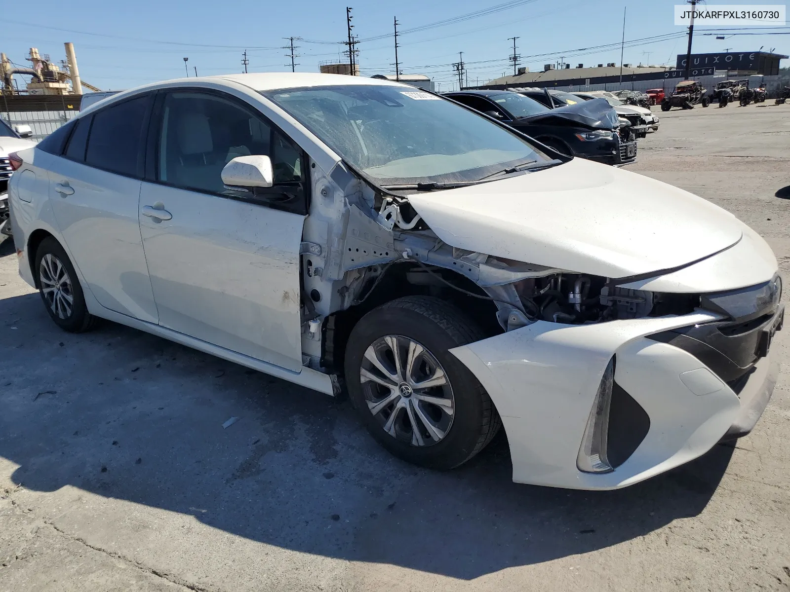 2020 Toyota Prius Prime Le VIN: JTDKARFPXL3160730 Lot: 67300114