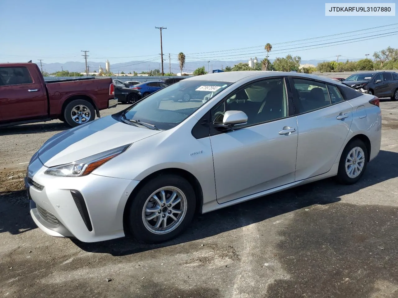 2020 Toyota Prius L VIN: JTDKARFU9L3107880 Lot: 67897894