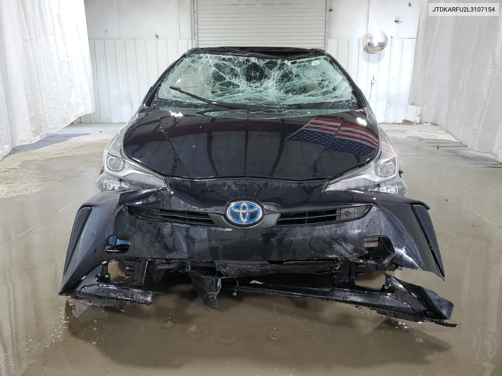 2020 Toyota Prius L VIN: JTDKARFU2L3107154 Lot: 68689994