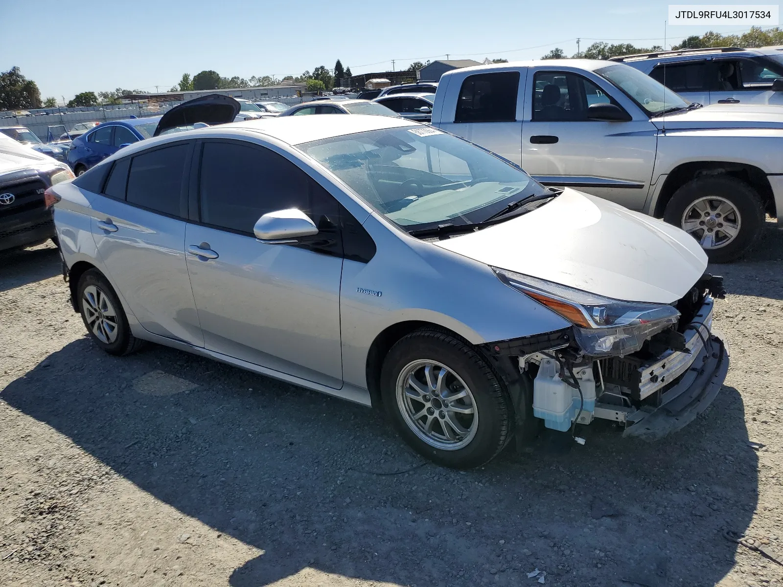 2020 Toyota Prius Le VIN: JTDL9RFU4L3017534 Lot: 68770864