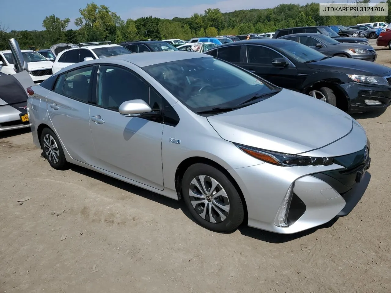 2020 Toyota Prius Prime Le VIN: JTDKARFP9L3124706 Lot: 69028054