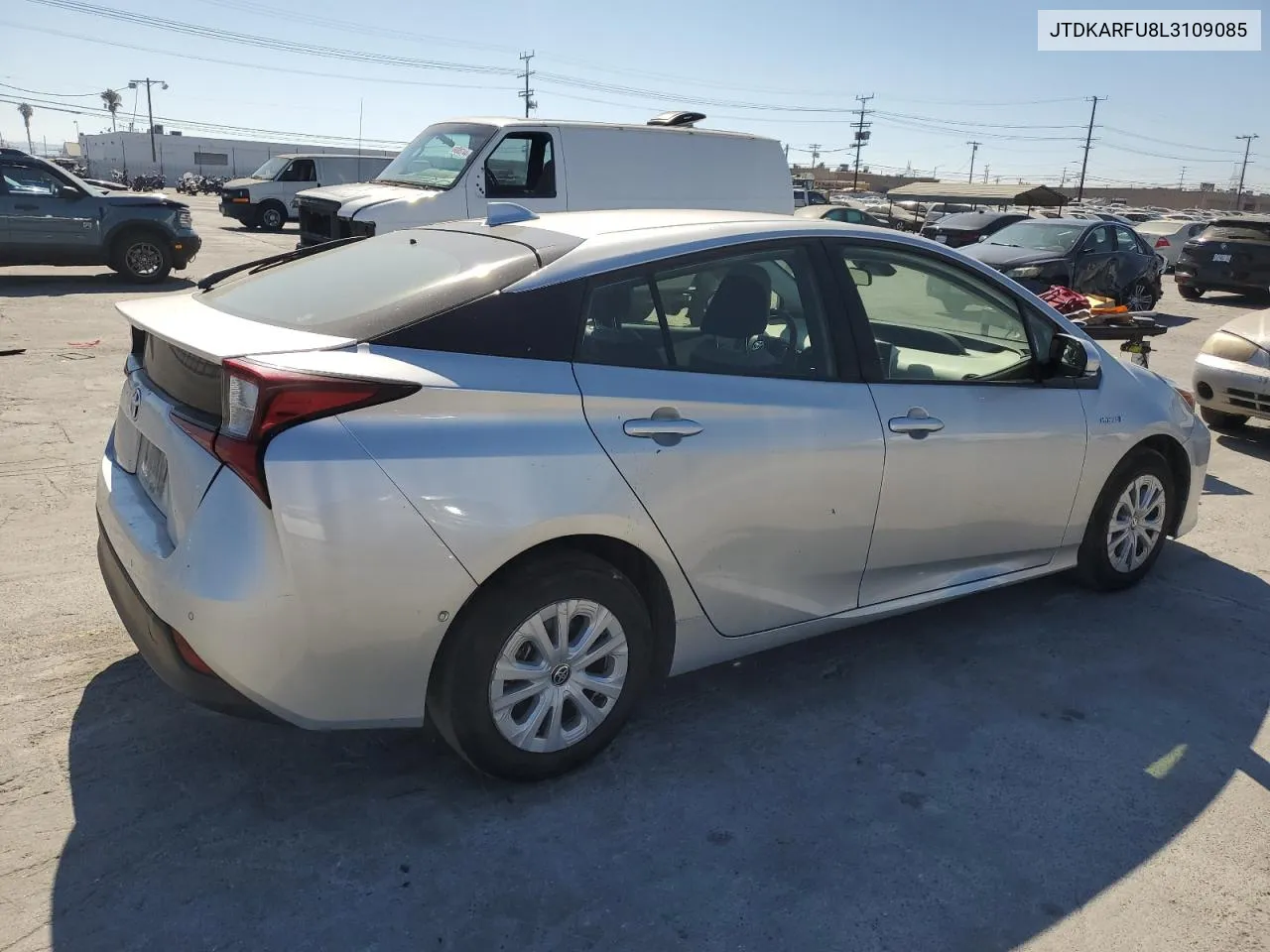 2020 Toyota Prius L VIN: JTDKARFU8L3109085 Lot: 69536444