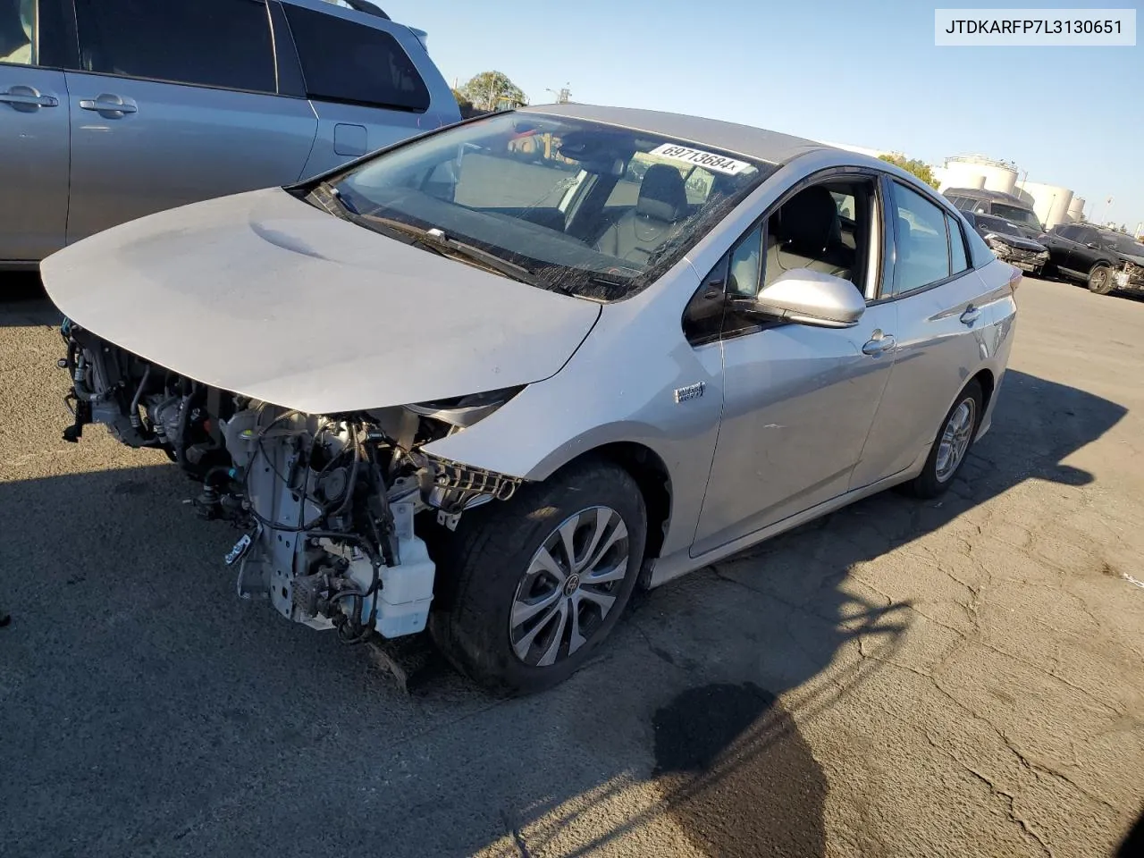 JTDKARFP7L3130651 2020 Toyota Prius Prime Le