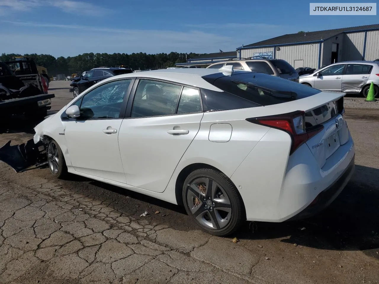 2020 Toyota Prius L VIN: JTDKARFU1L3124687 Lot: 69727364