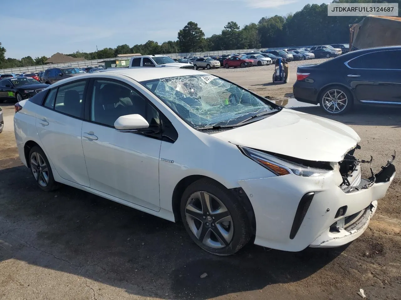 JTDKARFU1L3124687 2020 Toyota Prius L