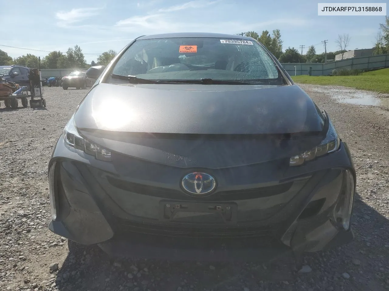 2020 Toyota Prius Prime Le VIN: JTDKARFP7L3158868 Lot: 70395784