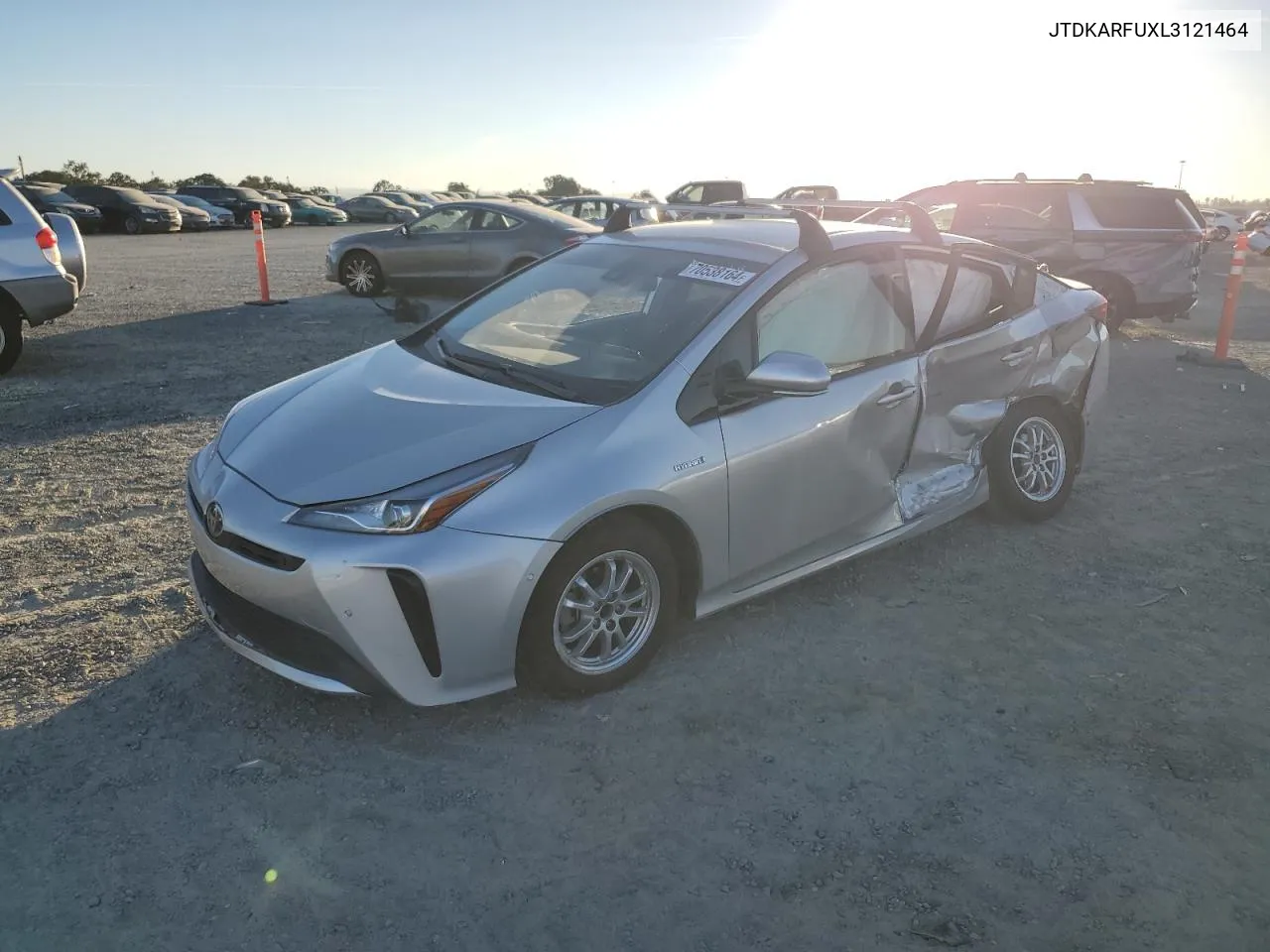 JTDKARFUXL3121464 2020 Toyota Prius L