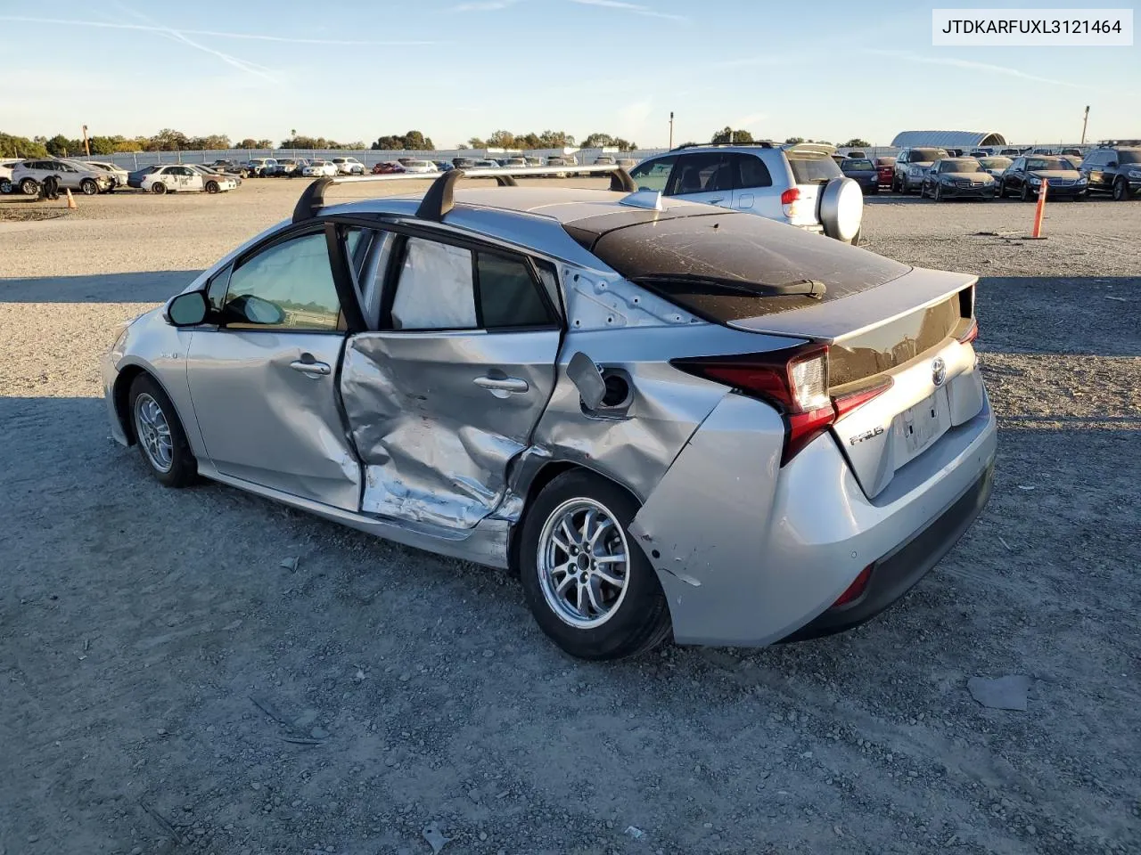 2020 Toyota Prius L VIN: JTDKARFUXL3121464 Lot: 70538164