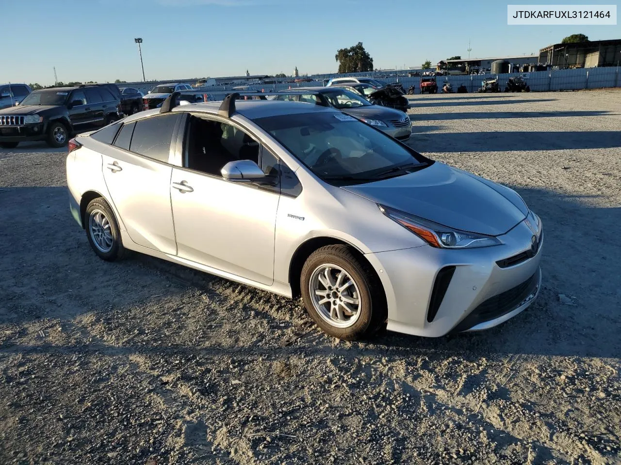 2020 Toyota Prius L VIN: JTDKARFUXL3121464 Lot: 70538164