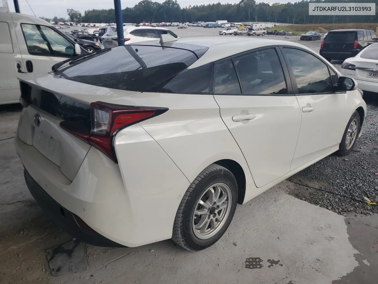 2020 Toyota Prius L VIN: JTDKARFU2L3103993 Lot: 72241344