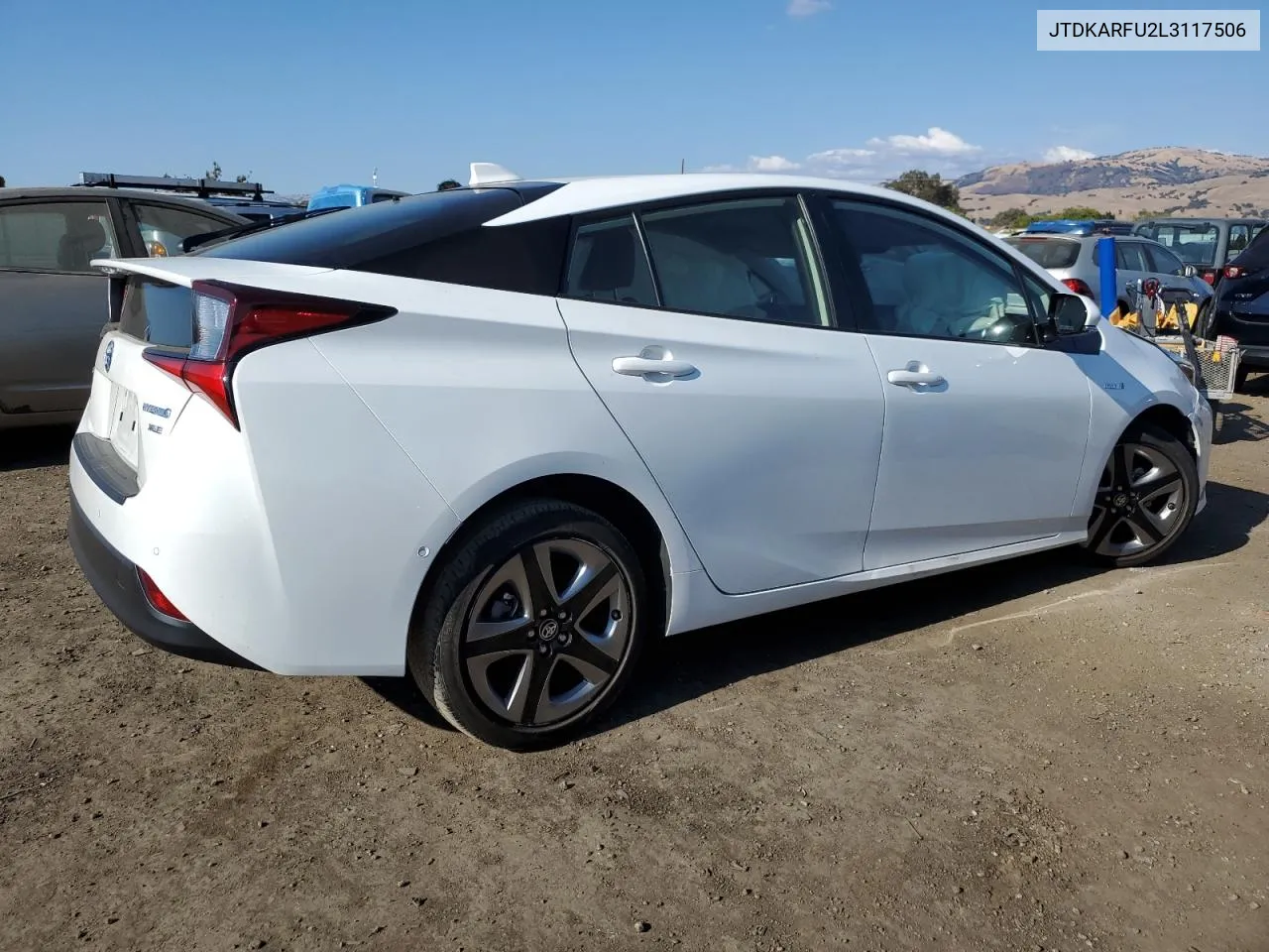 2020 Toyota Prius L VIN: JTDKARFU2L3117506 Lot: 72287694