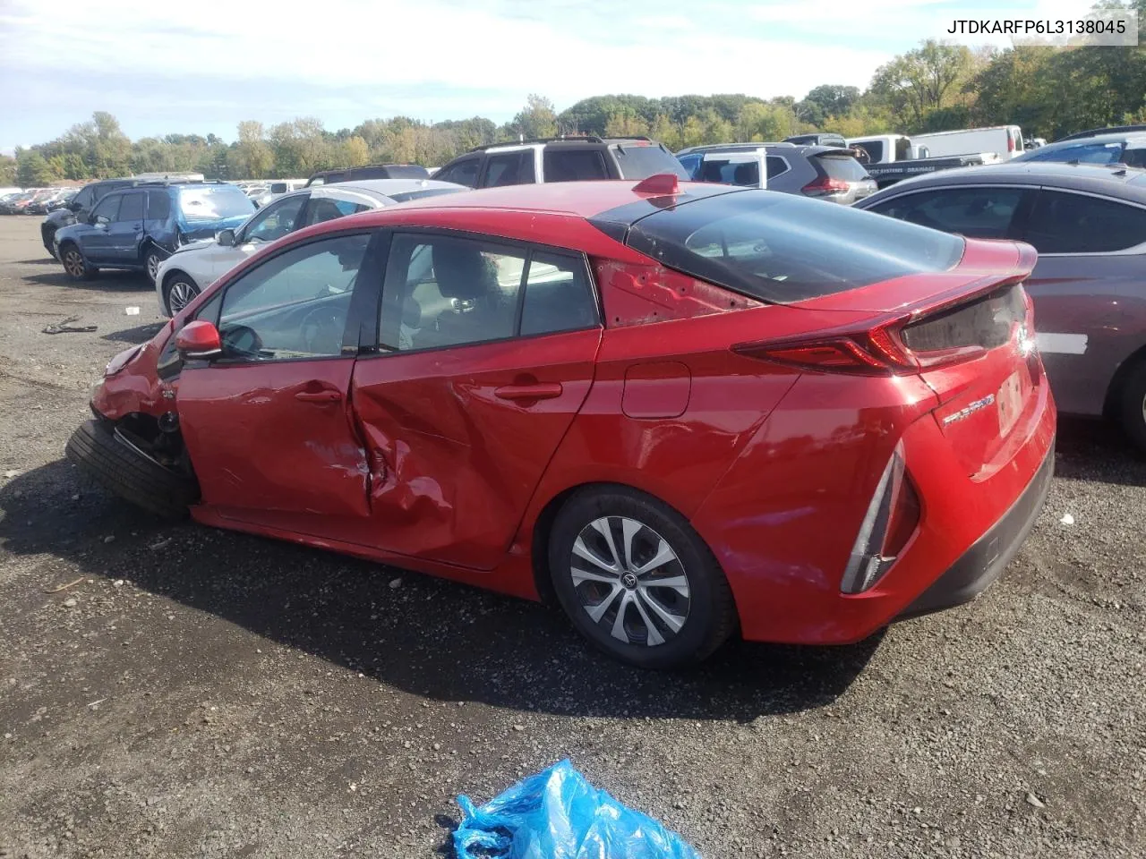 JTDKARFP6L3138045 2020 Toyota Prius Prime Le