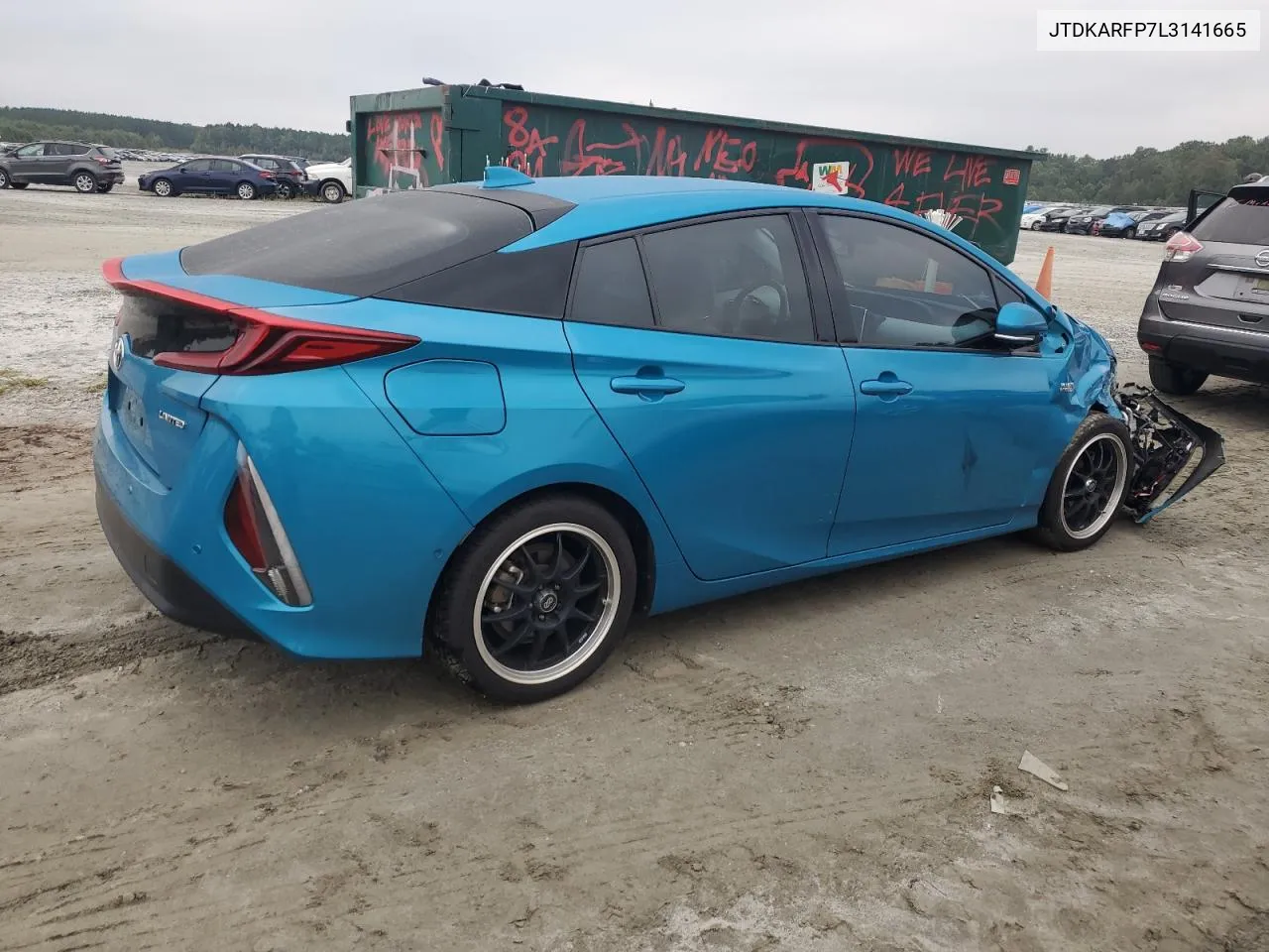 2020 Toyota Prius Prime Le VIN: JTDKARFP7L3141665 Lot: 72394564