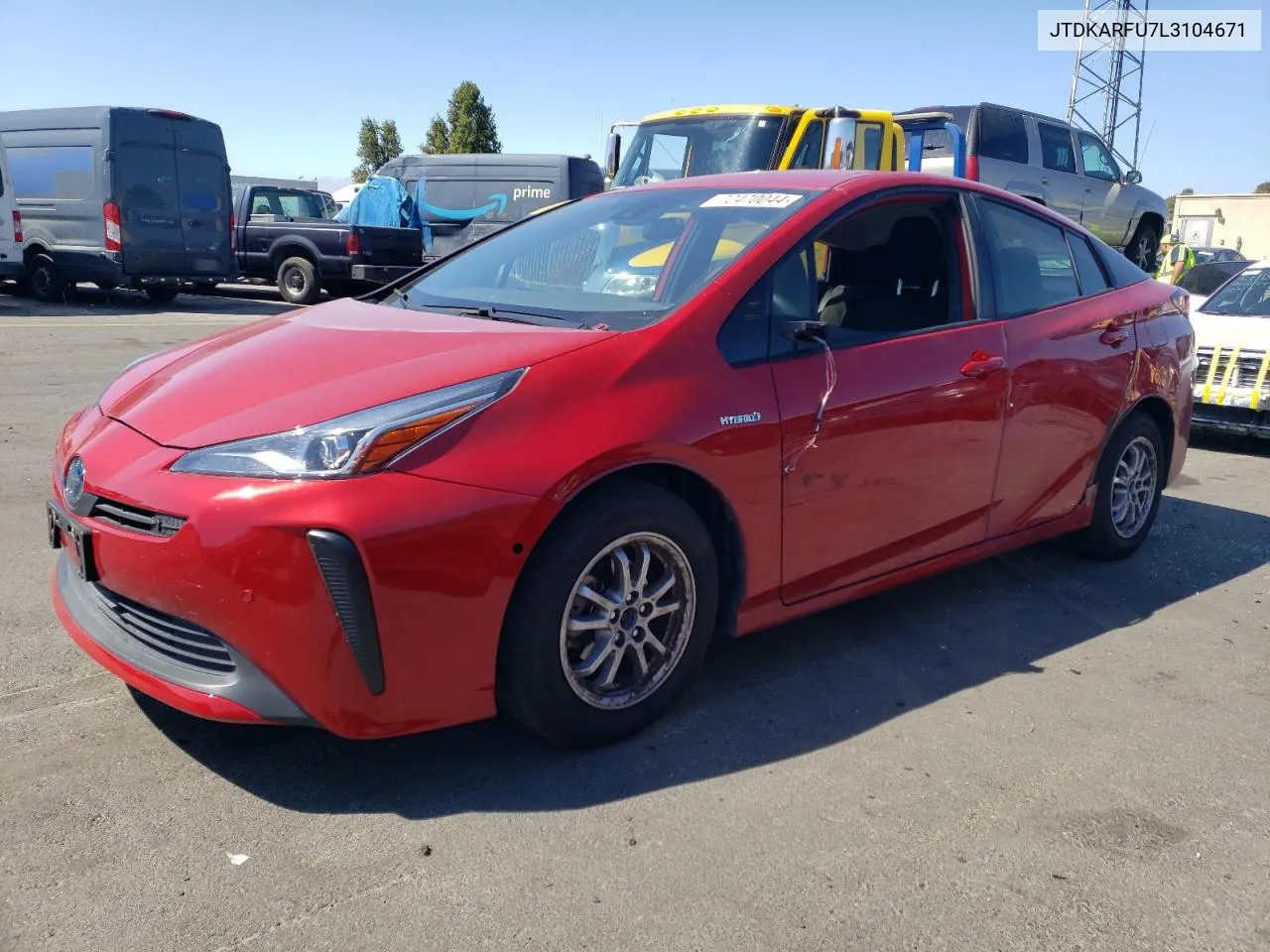 JTDKARFU7L3104671 2020 Toyota Prius L