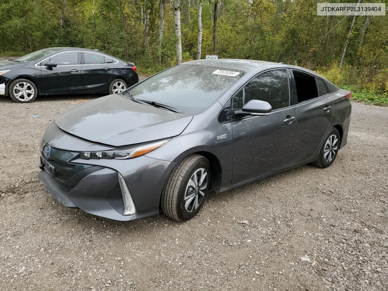 2020 Toyota Prius Prime Le VIN: JTDKARFP2L3139404 Lot: 72525394