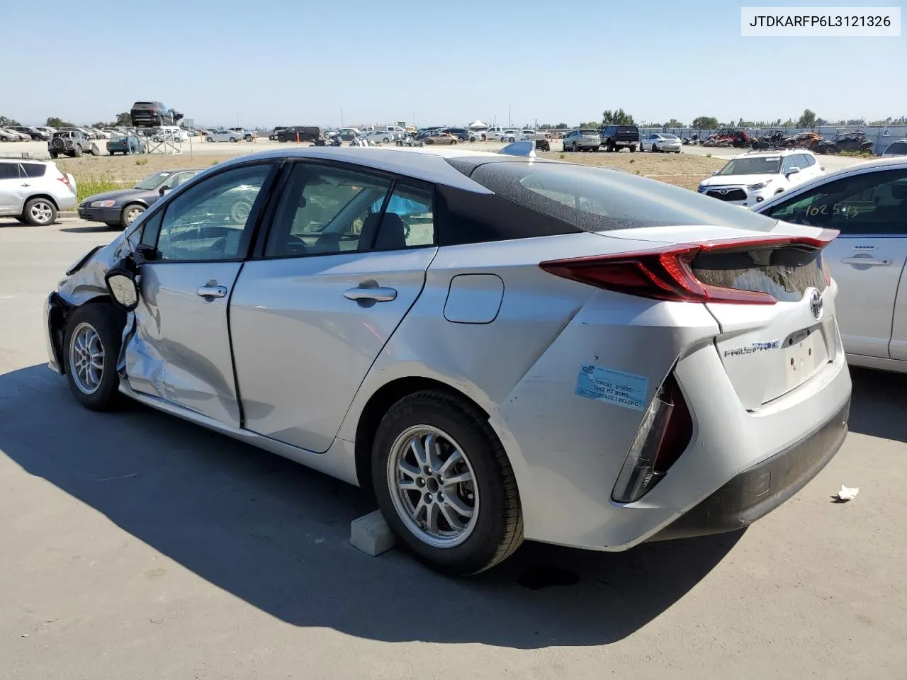 JTDKARFP6L3121326 2020 Toyota Prius Prime Le