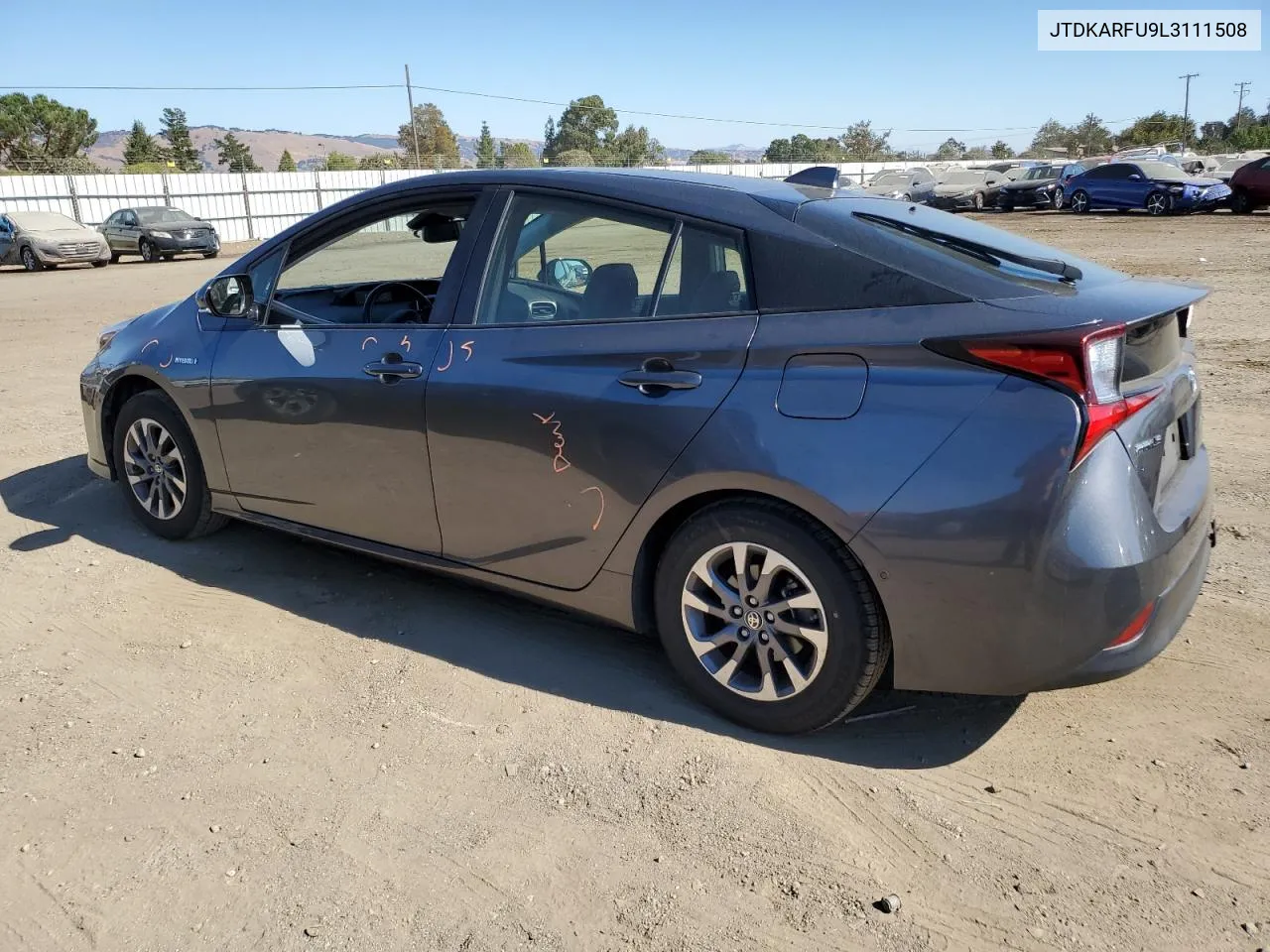 2020 Toyota Prius L VIN: JTDKARFU9L3111508 Lot: 73104094