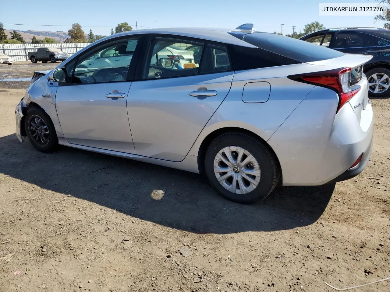 2020 Toyota Prius L VIN: JTDKARFU6L3123776 Lot: 73164394