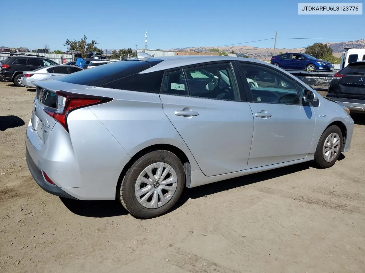 2020 Toyota Prius L VIN: JTDKARFU6L3123776 Lot: 73164394