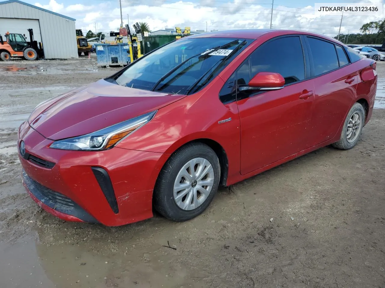 2020 Toyota Prius L VIN: JTDKARFU4L3123436 Lot: 73719474