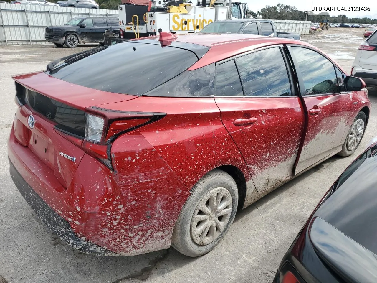 2020 Toyota Prius L VIN: JTDKARFU4L3123436 Lot: 73719474