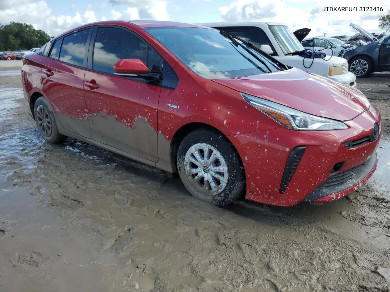 2020 Toyota Prius L VIN: JTDKARFU4L3123436 Lot: 73719474