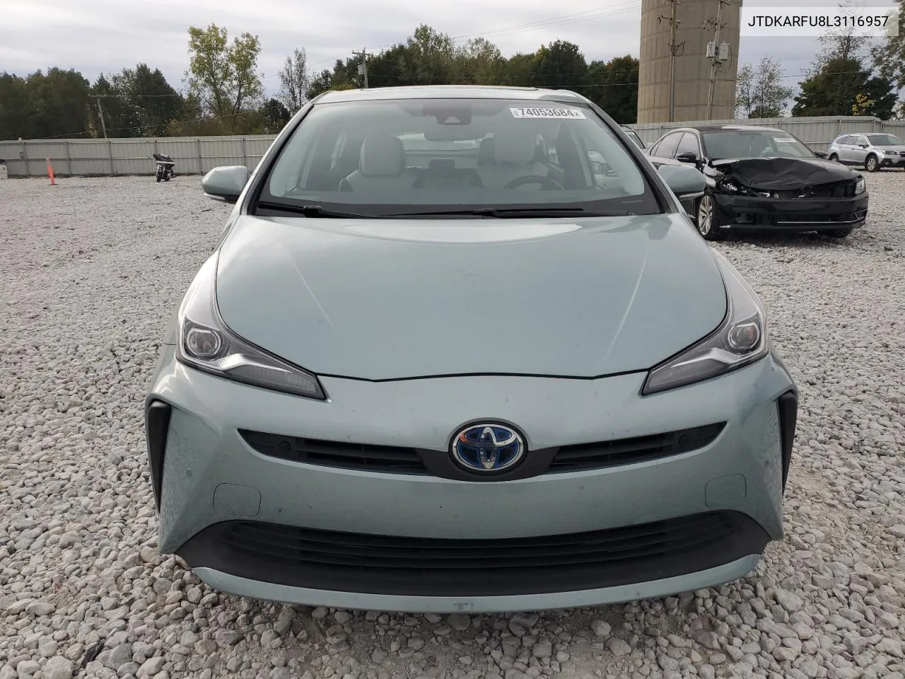 2020 Toyota Prius L VIN: JTDKARFU8L3116957 Lot: 74053684