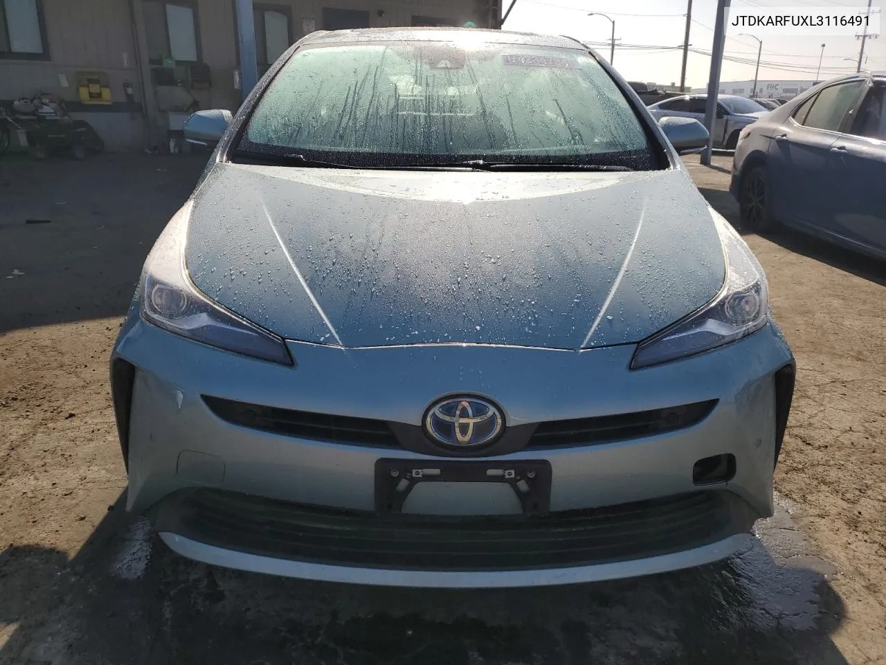 2020 Toyota Prius L VIN: JTDKARFUXL3116491 Lot: 74234784