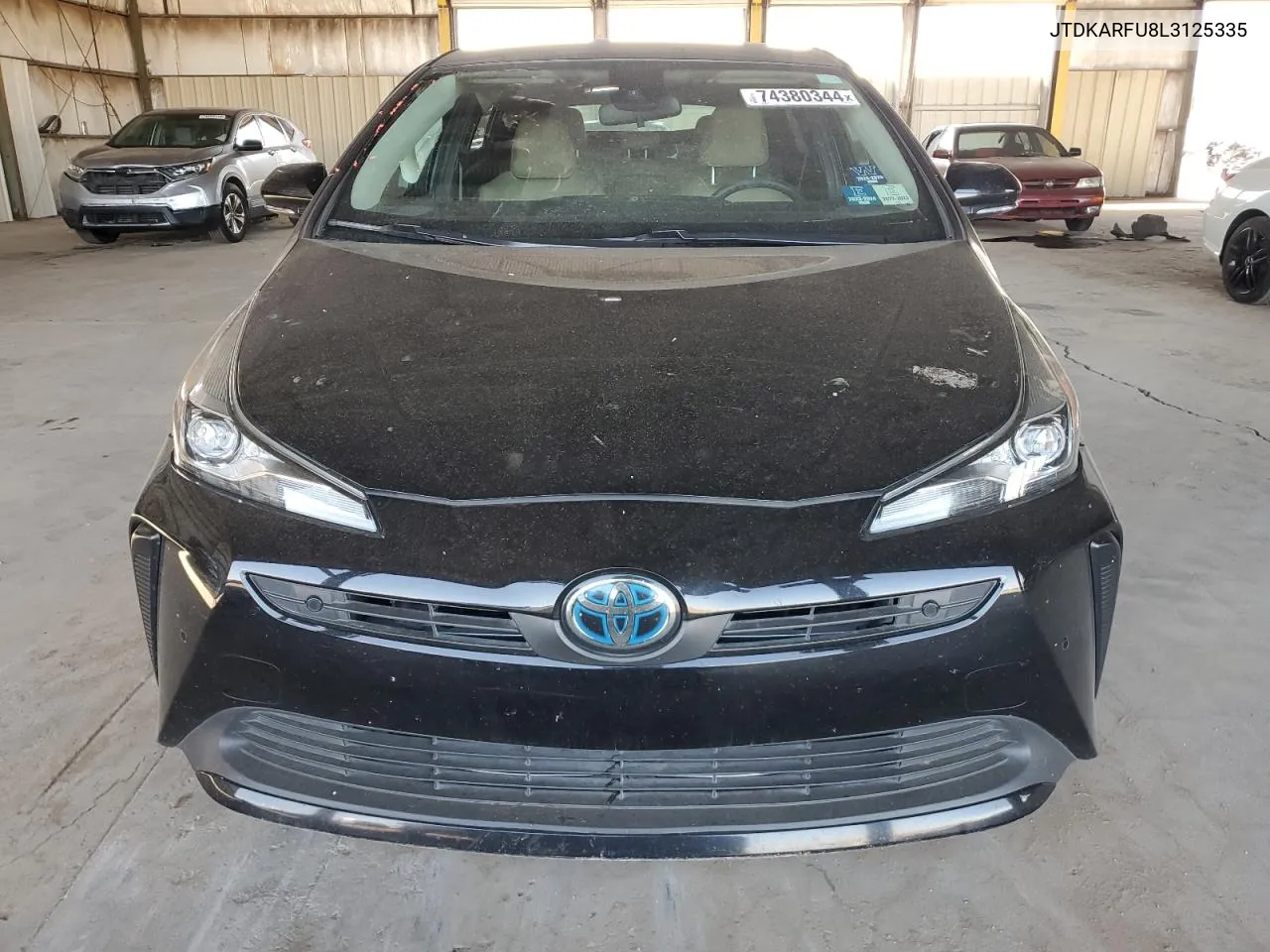 2020 Toyota Prius L VIN: JTDKARFU8L3125335 Lot: 74380344