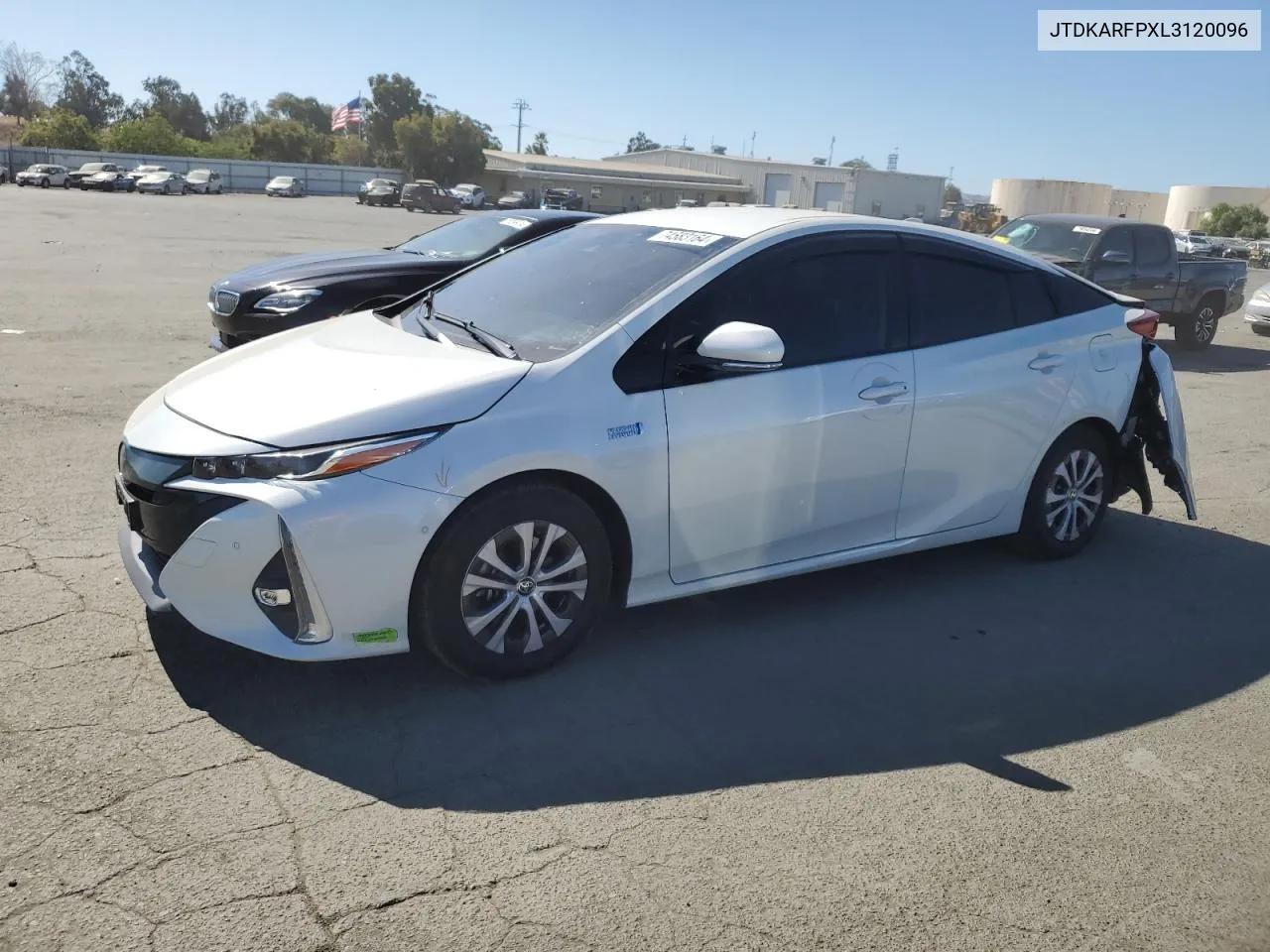 2020 Toyota Prius Prime Le VIN: JTDKARFPXL3120096 Lot: 74583164