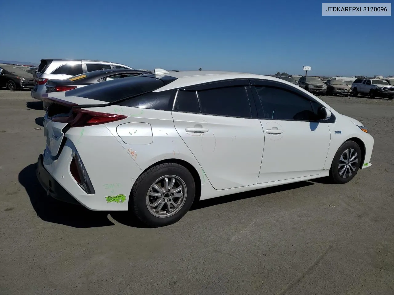 2020 Toyota Prius Prime Le VIN: JTDKARFPXL3120096 Lot: 74583164