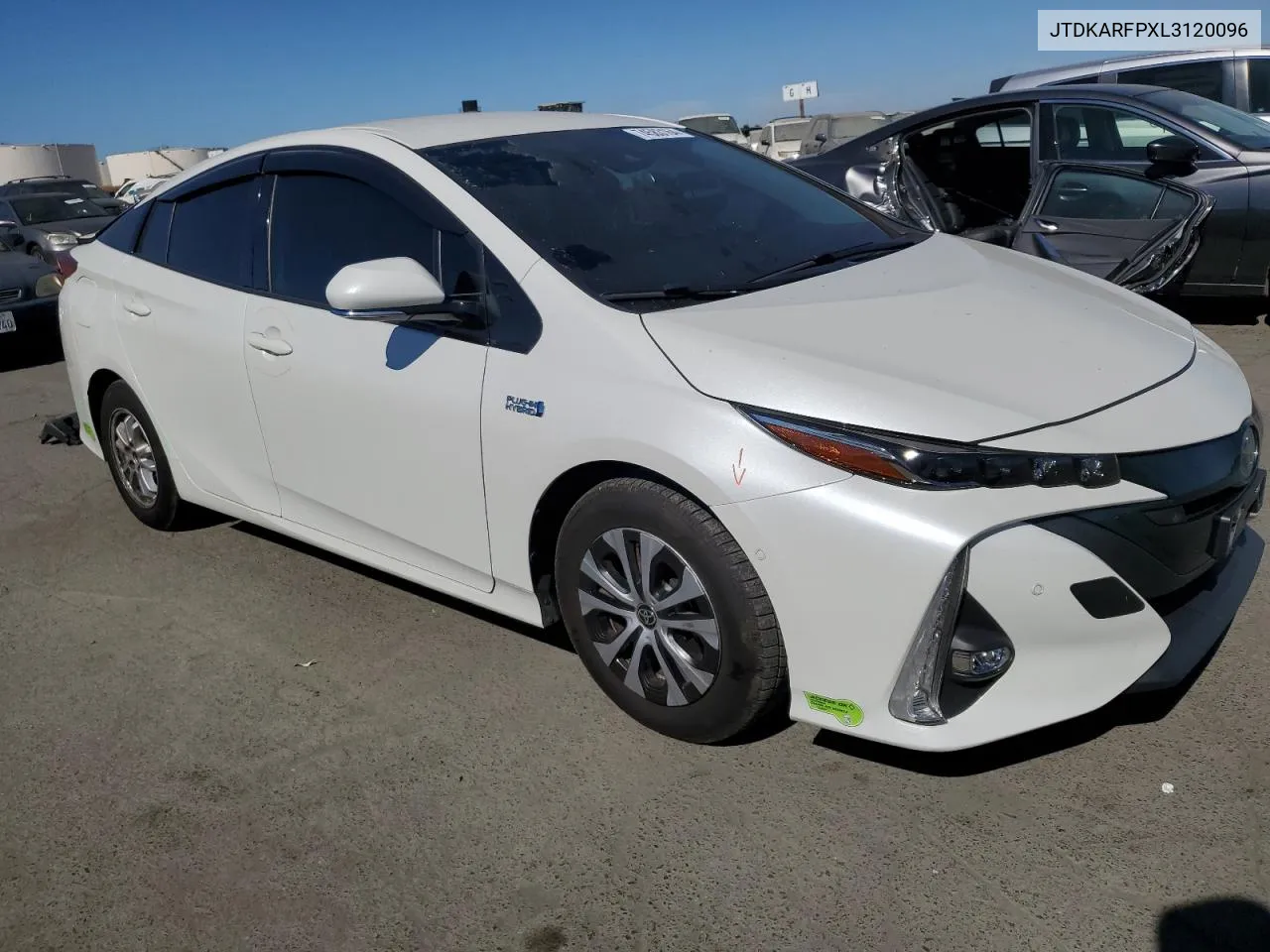 2020 Toyota Prius Prime Le VIN: JTDKARFPXL3120096 Lot: 74583164