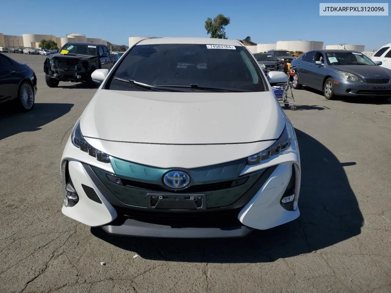 2020 Toyota Prius Prime Le VIN: JTDKARFPXL3120096 Lot: 74583164