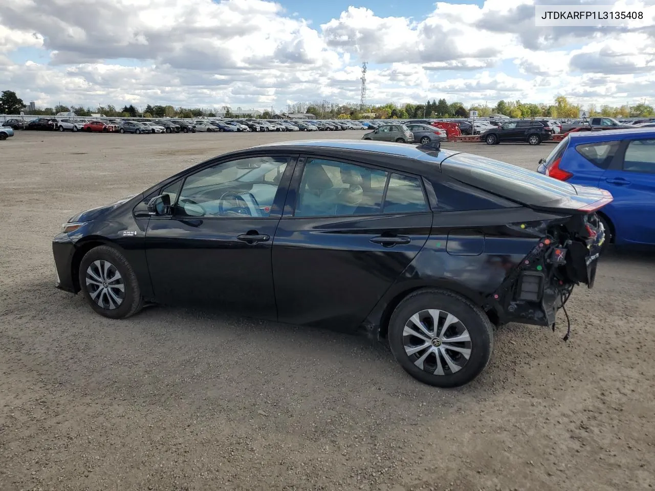 2020 Toyota Prius Prime Le VIN: JTDKARFP1L3135408 Lot: 74913154