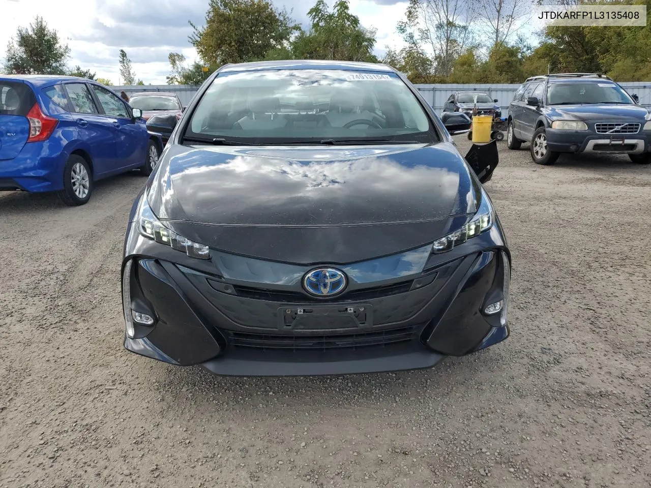 2020 Toyota Prius Prime Le VIN: JTDKARFP1L3135408 Lot: 74913154